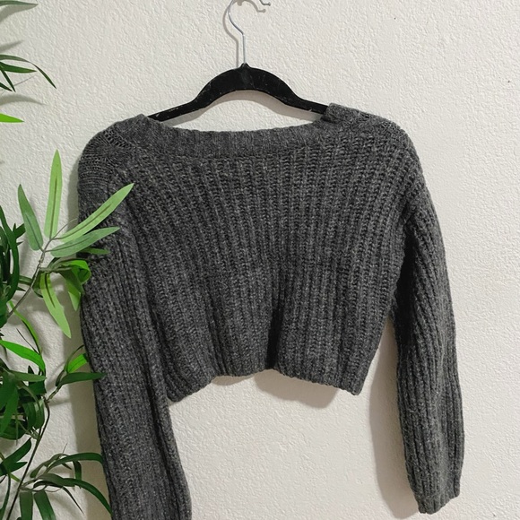 Urban outfitters/ UO sweaters cropped cable knit cardigan - Picture 4 of 4